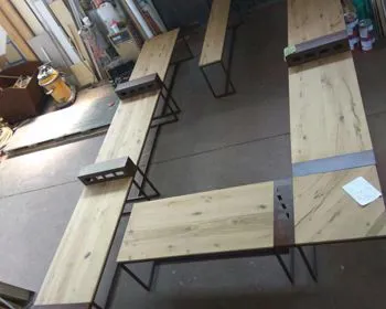 Sedie da ufficio in legno